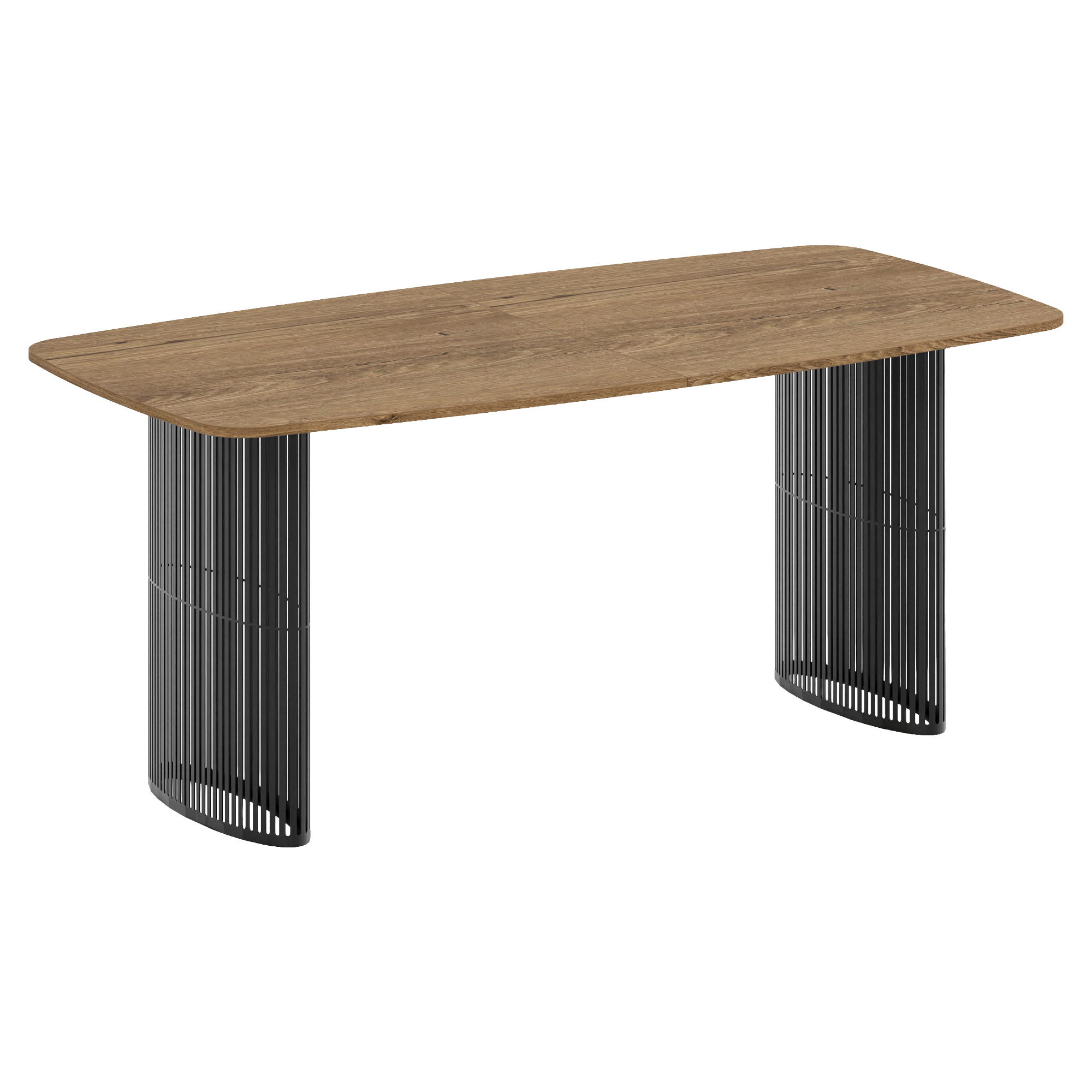 Matbord Utdragbart Bosque Mörk Lefkas-Ek 180/256 cm