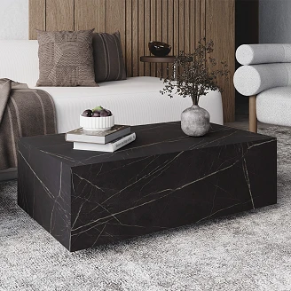 Soffbord <strong>Rhone</strong>  Svart Grigia Pietra 90 cm