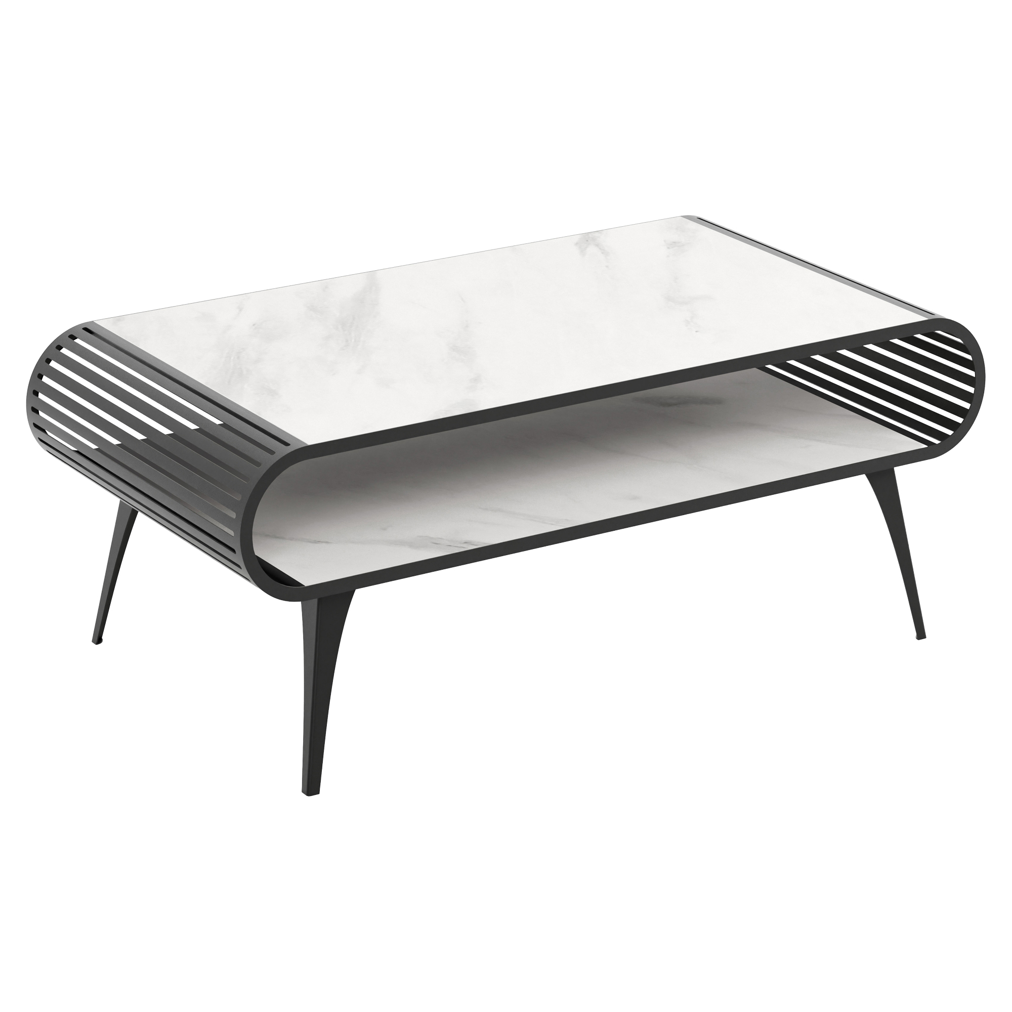 Soffbord Yukon Bianco Marmor 120 cm