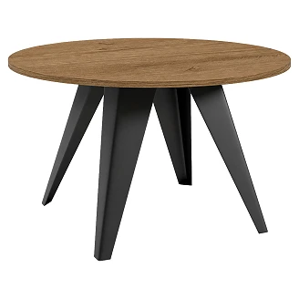 Soffbord <strong>Tarim</strong>  Mörk Lefkas-Ek Ø75 cm