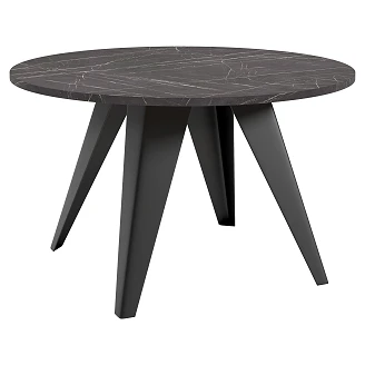 Soffbord <strong>Tarim</strong>  Svart Grigia Pietra Ø75 cm