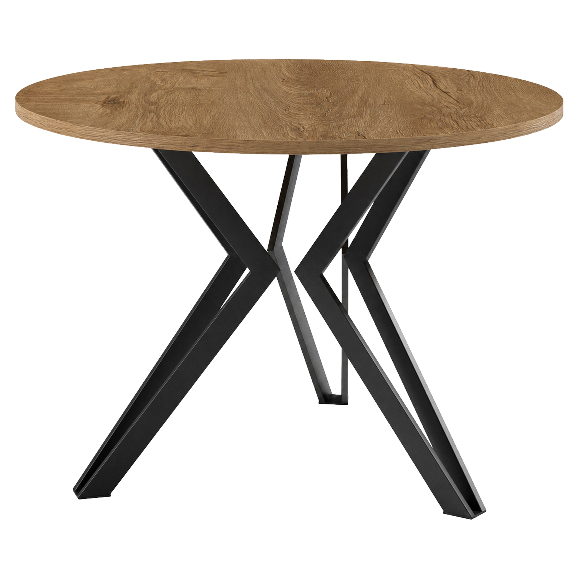 Soffbord Nordvik Mörk Lefkas-Ek Ø75 cm