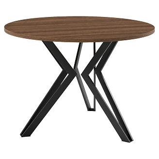 Soffbord <strong>Nordvik</strong>  Franklin Tobaksvalnöt Ø75 cm