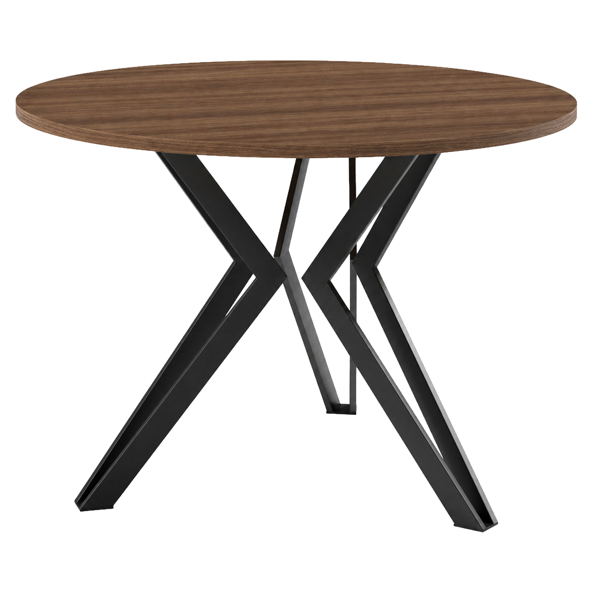 Soffbord Nordvik Franklin Tobaksvalnöt Ø75 cm