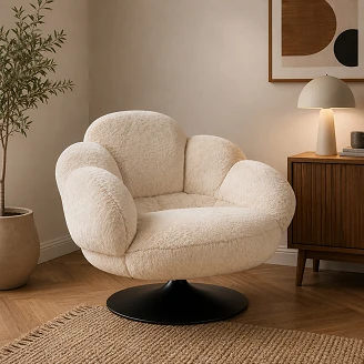 Loungelænestol <strong>Clymeria</strong>  Beige