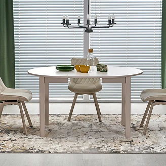 Spisebord Cylinder Cashmere Ø102 cm