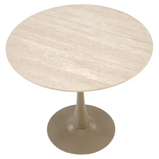 Spisebord <strong>Tolvre</strong>  Travertin, Kashmir Ø90 cm