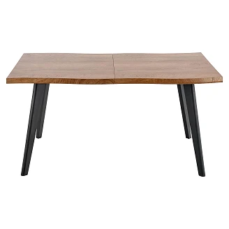 Spisebord <strong>Keldy</strong>  Naturlig Eg, Sort 150x90 cm