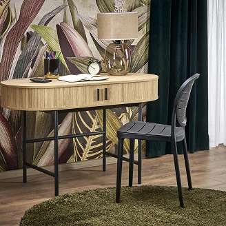 Konsolbord <strong>Helke</strong>  Natur, Sort 55x120 cm
