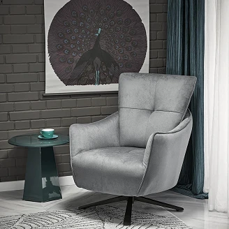 Lænestol <strong>Traden</strong>  Grå 86x75 cm