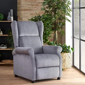 Lounge Lænestol <strong>Agvon</strong>  Popielat 92x75 cm