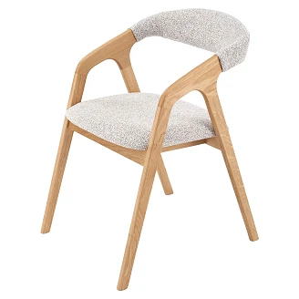 Stol <strong>Yaslo</strong>  Naturlig Eg 62x52 cm
