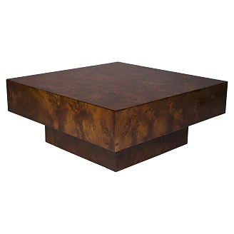 Dutchbone Sofabord <strong>Quinn</strong>  Valnød 90x90 cm