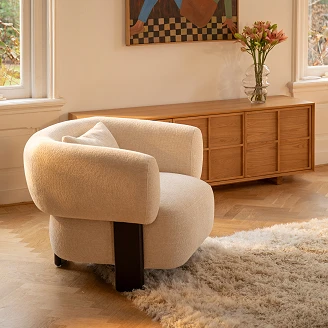 Zuiver Loungestol <strong>Neil</strong>  Beige