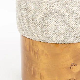 Dutchbone Skammel <strong>Burlin</strong>  Beige