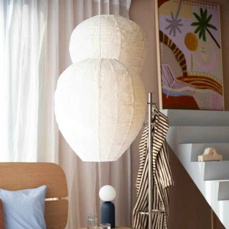 Zuiver Hængelampe L Cocoon Ny Creme
