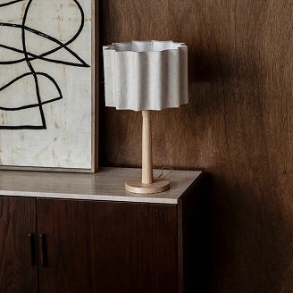 Dutchbone Bordlampe <strong>Scallop</strong>  Natur