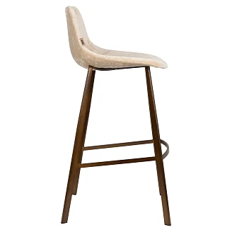 Dutchbone Barstol <strong>Franky</strong>  Beige 106 cm