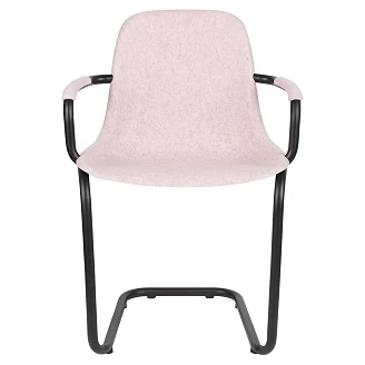 Zuiver Stol med Armlæn <strong>Thirsty</strong>  Rosa