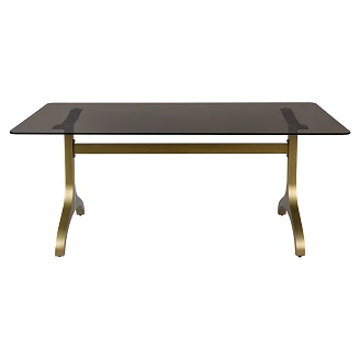 Dutchbone Spisebord <strong>Sansa Ny</strong>  Guld 180x90 cm