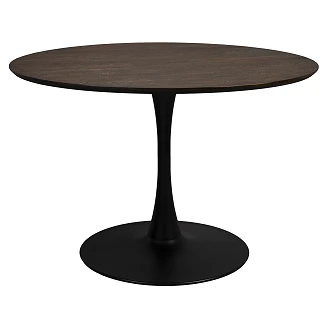 Spisebord <strong>Nubia</strong>  Brun, Sort Ø110 cm