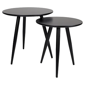 Sidebord <strong>Aidis</strong>  Sort Ø50 cm