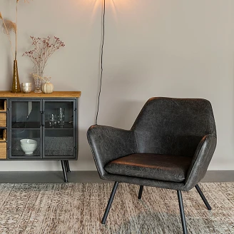 Loungestol <strong>Malan</strong>  Mørkegrå