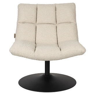 Dutchbone Loungestol <strong>Bouclé</strong>  Creme