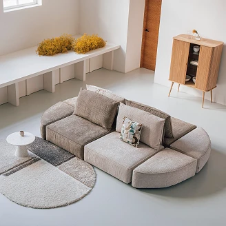 Zuiver Sofaelement med Ryg 1,5-Sæde <strong>Hunter</strong>  Sand