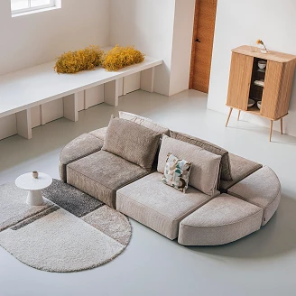 Zuiver Sofaelement 1,5-Sæde <strong>Hunter</strong>  Sand