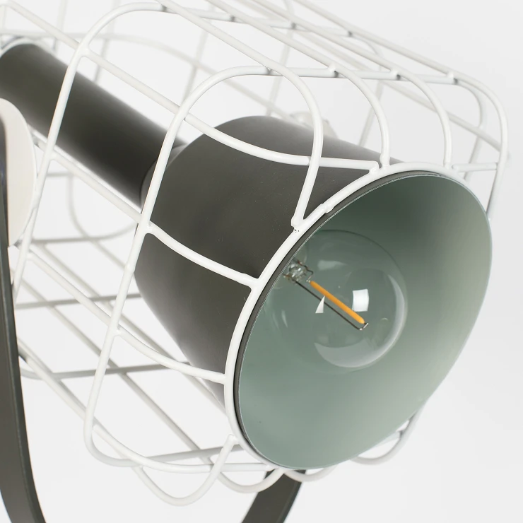 Gulvlampe Valdosta Hvid