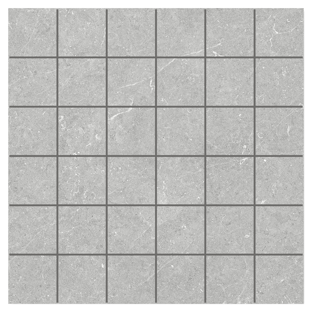 Mosaik Klinker Jura Lysegrå Mat 30x30 cm
