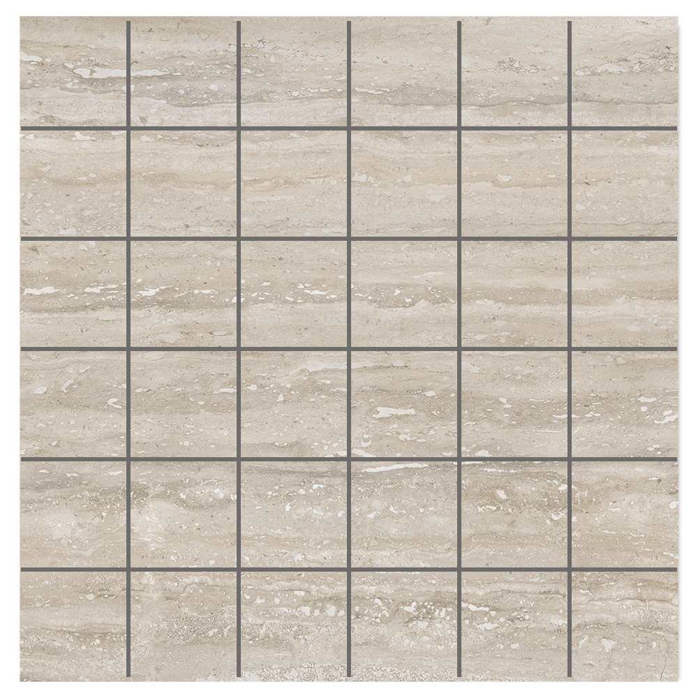 Mosaik Klinker Medelhav Beige Mat 30x30 cm