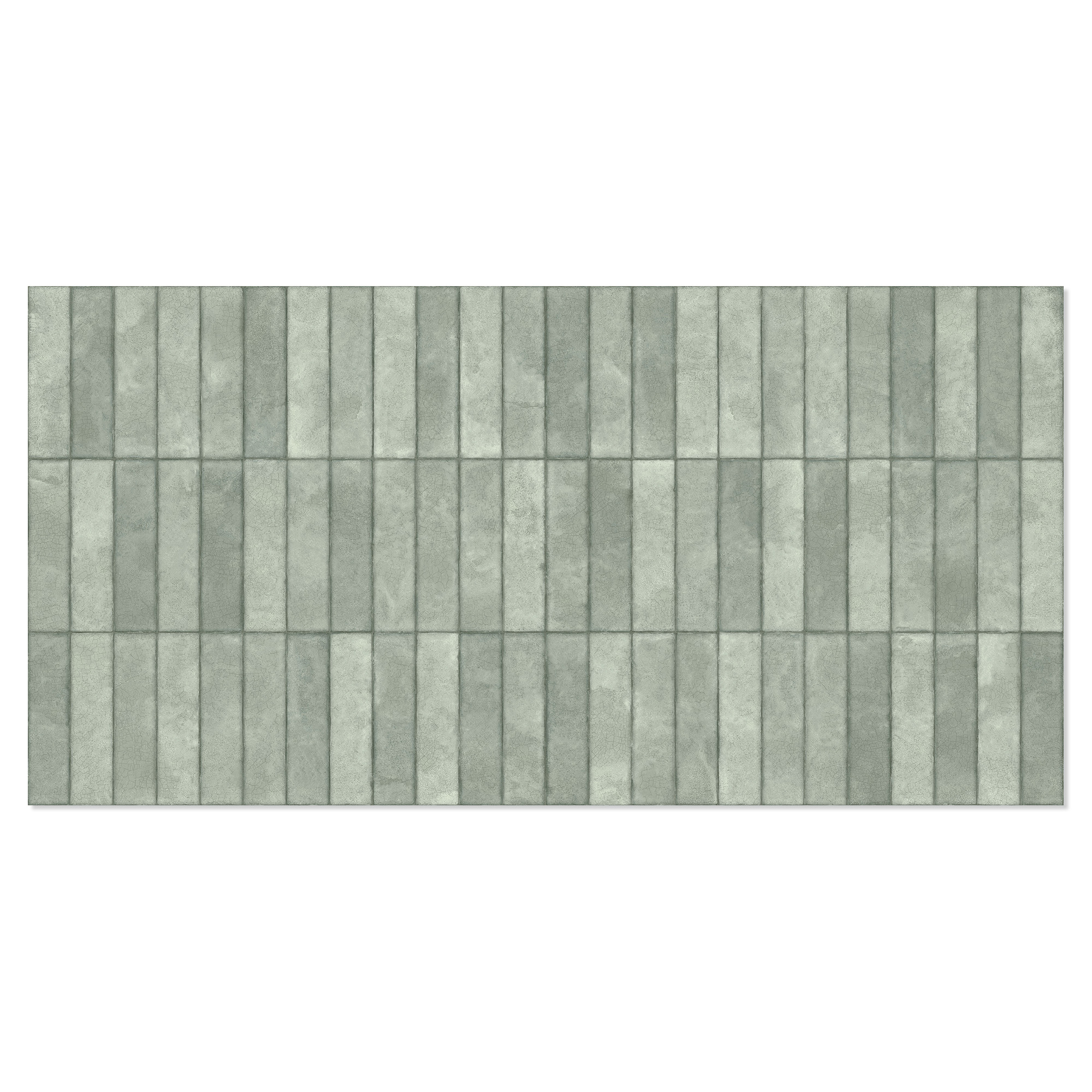 Vægflise Avelo Ribbet Eukalyptus Mat 60x120 cm