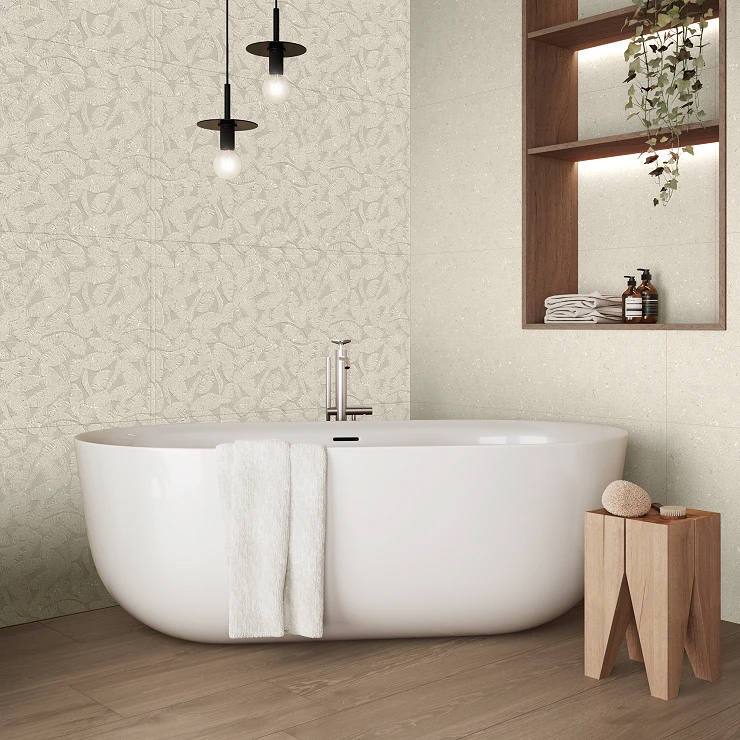 Vægflise Washi Fløde Mat 60x120 cm