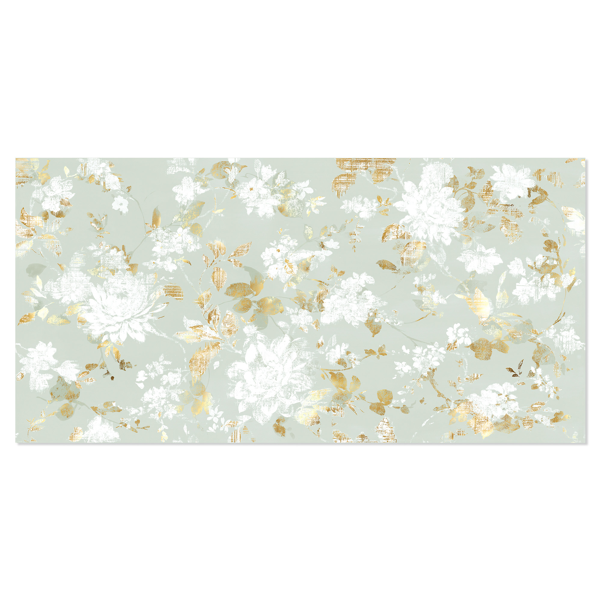 Vægflise Melodi Blomster Salvie Mat 60x120 cm