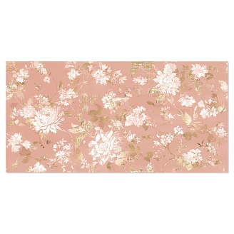 Vægflise <strong>Melodi</strong>  Blomster Blush Mat 60x120 cm