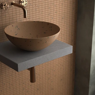 Dune Mosaik Klinker <strong>Fragmenta Dune</strong>  Terrakotta Mat 28.6x30.5 cm