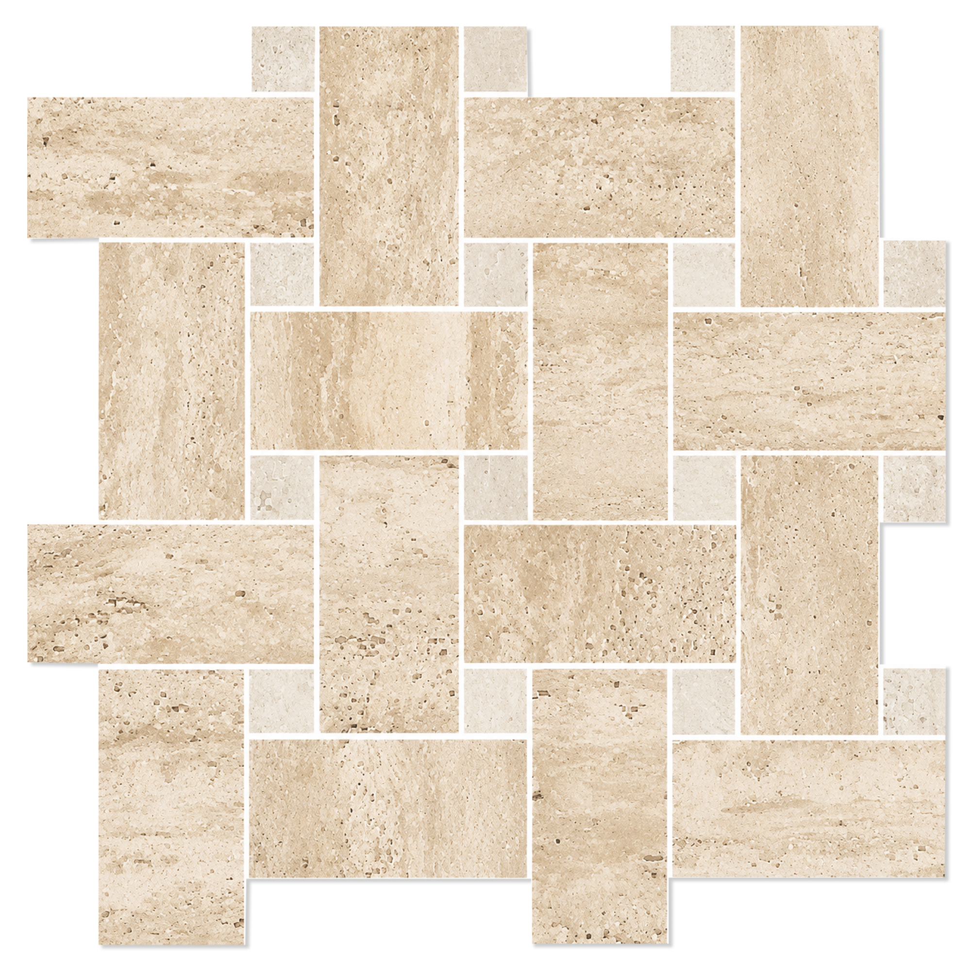 Mosaik Klinker Tivora Mandelstrik Mat 30x30 (5x5) cm