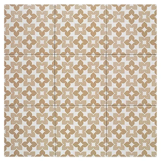 Mainzu Klinker <strong>Alhaurin</strong>  Beige Blank 20x20 cm