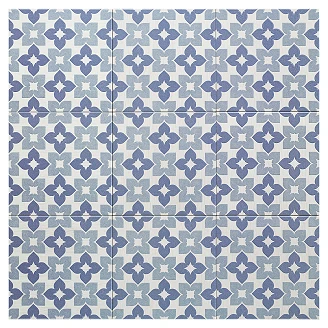 Mainzu Klinker <strong>Alhaurin</strong>  Blå Blank 20x20 cm