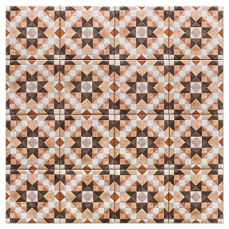 Mainzu Klinker Marrakech Agadir-Solnedgangen Blank 20x20 cm