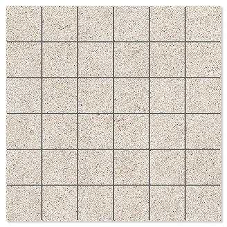 Mosaik Klinker <strong>Alvar</strong>  Soft Beige Mat 30x30 cm