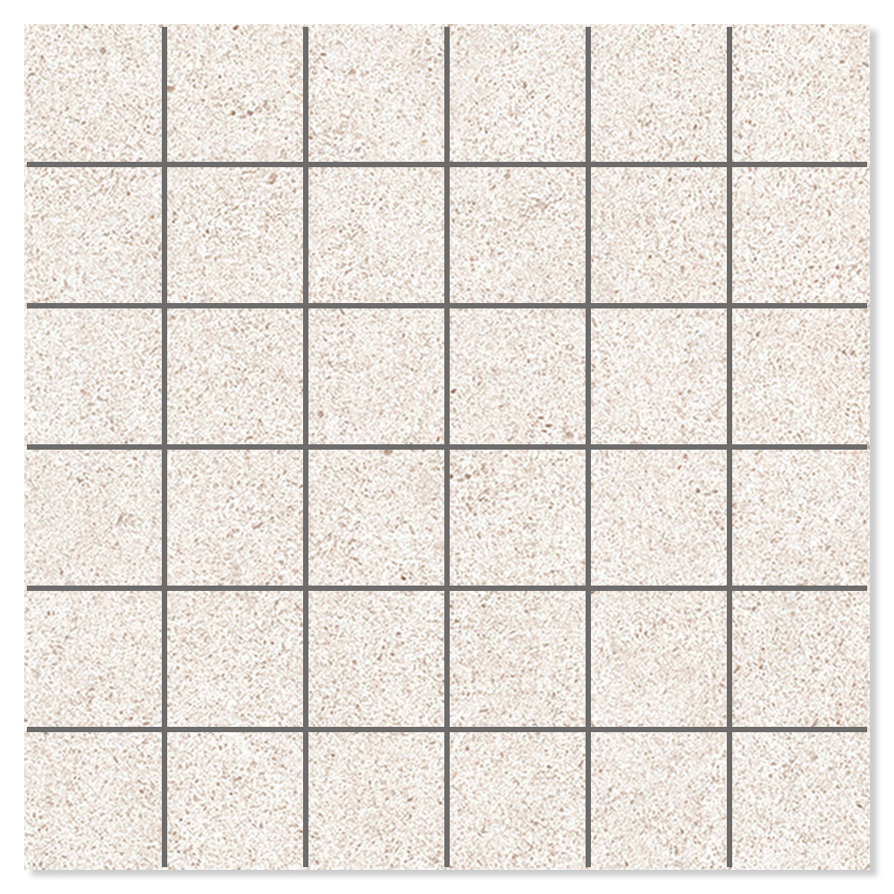 Mosaik Klinker Alvar Soft Lys Beige Mat 30x30 cm
