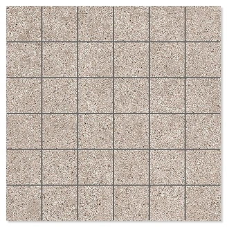 Mosaik Klinker <strong>Alvar</strong>  Soft Taupe Mat 30x30 cm