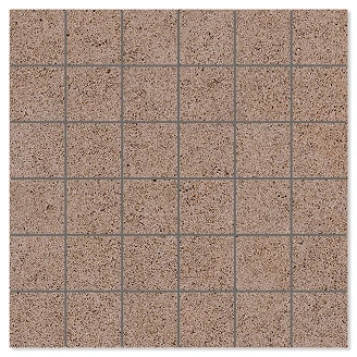 Mosaik Klinker <strong>Alvar</strong>  Soft Brun Mat 30x30 cm