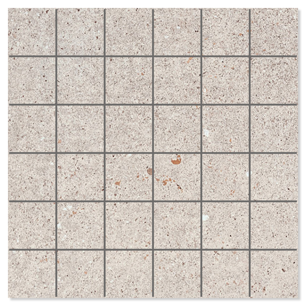 Mosaik Klinker Alvar Natural Taupe Mat 30x30 cm