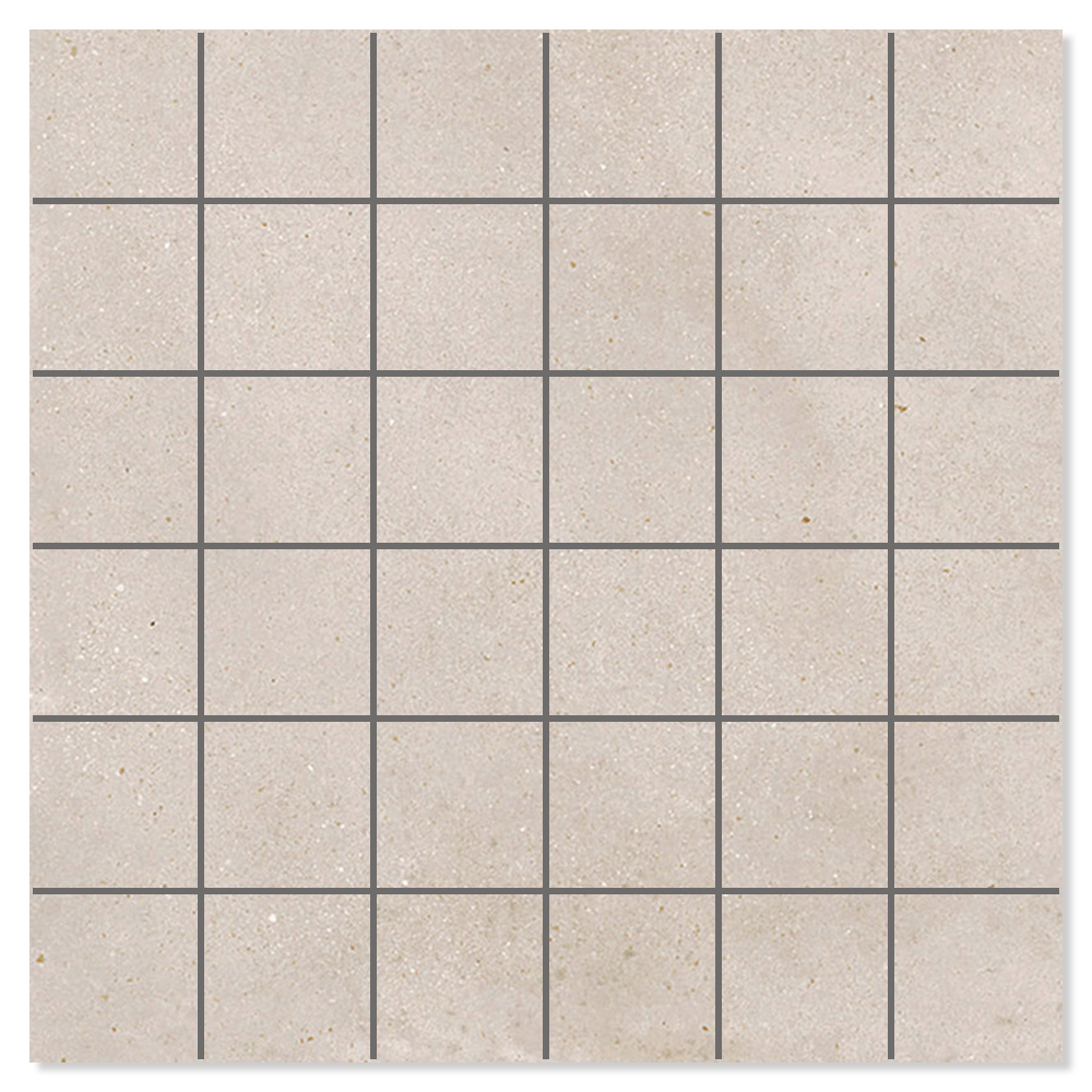 Mosaik Klinker Alvar Raw Beige Mat 30x30 cm