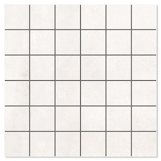 Mosaik Klinker <strong>Alvar</strong>  Raw Hvid Mat 30x30 cm