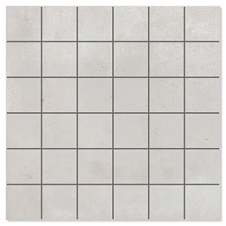 Mosaik Klinker <strong>Alvar</strong>  Raw Lysegrå Mat 30x30 cm